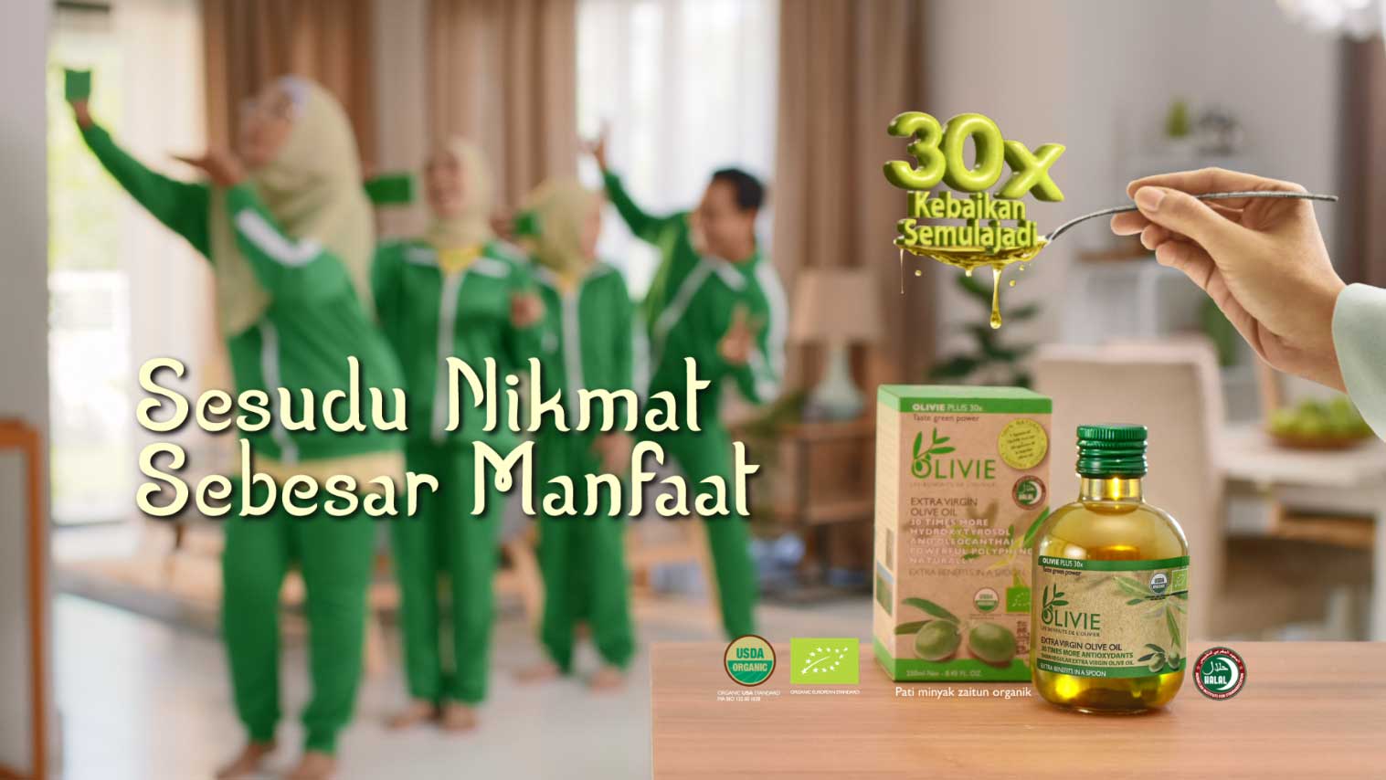 Olivie Plus 30X sesudu nikmat sebesar manfaat